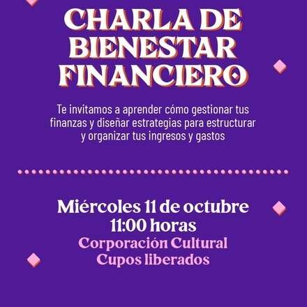 Charla Bienestar Financiero