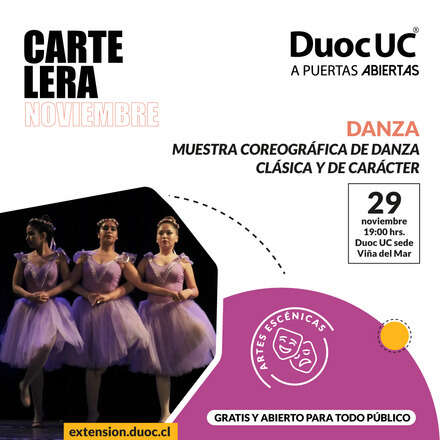 Muestra Coreográfica de Danza Clásica y de Carácter
