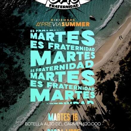 MARTES 16 DICIEMBRE / TICKETS