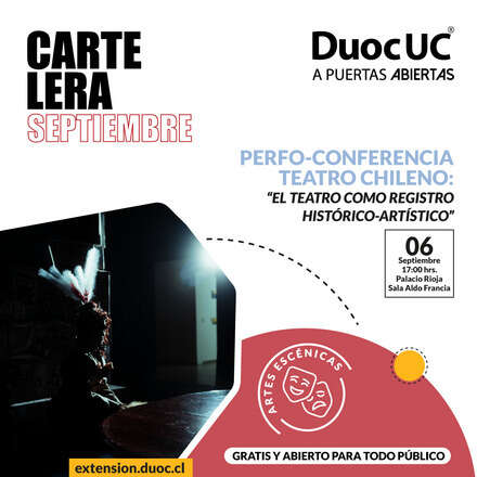 Ciclo Académico Teatro Chileno - Perfo-conferencia Teatro Chileno