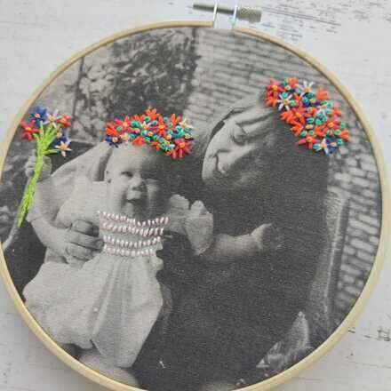 Taller fotobordado: el regalo perfecto para este día de la madre junto a Sin Enredos 