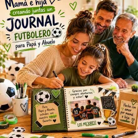 Taller de Journaling Especial Día del Padre Futbolero Mundial