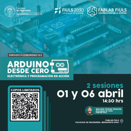 Taller de Arduino Básico para Comunidad ULS - 01 y 06 abr 2026
