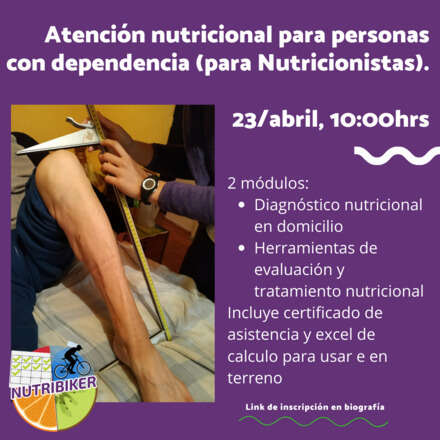 Atención nutricional a personas con dependencia 