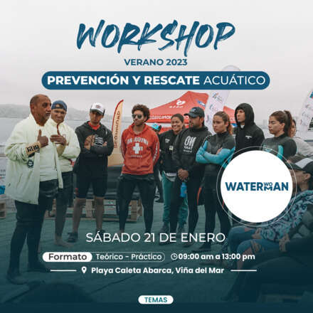 Workshop Prevención, Primeros auxilios y Rescate Acuático