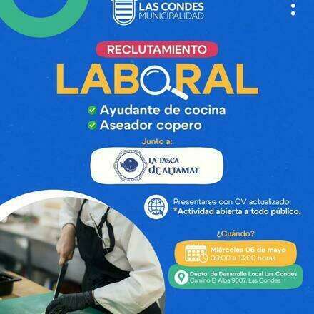 Reclutamiento Restaurante La Tasca de Altamar