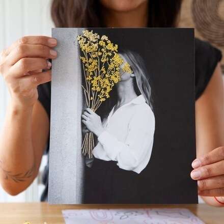 Workshop de puntadas básicas para intervenir fotografías en papel junto @gabipaz_fotografiabordada